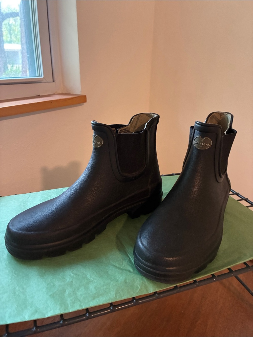 Le chameau ankle Chelsey rain boots